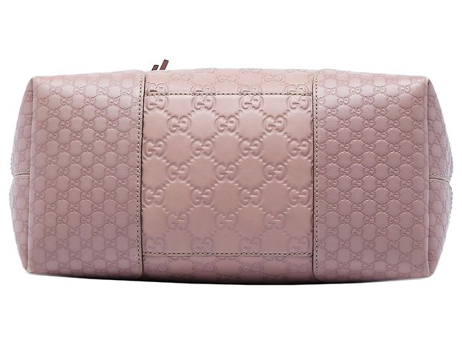 Borsa Tote Gucci Pink Medium Guccissima Bree Fold Over Rosa - vista 3