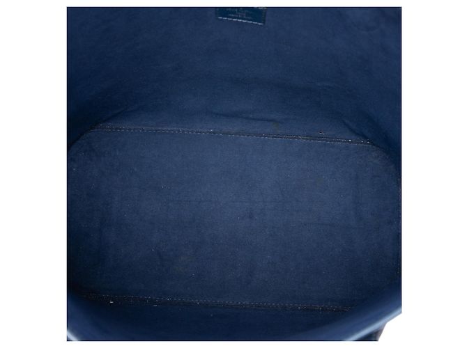 Louis Vuitton Blue Epi Neverfull MM Azul Azul oscuro - vista 4