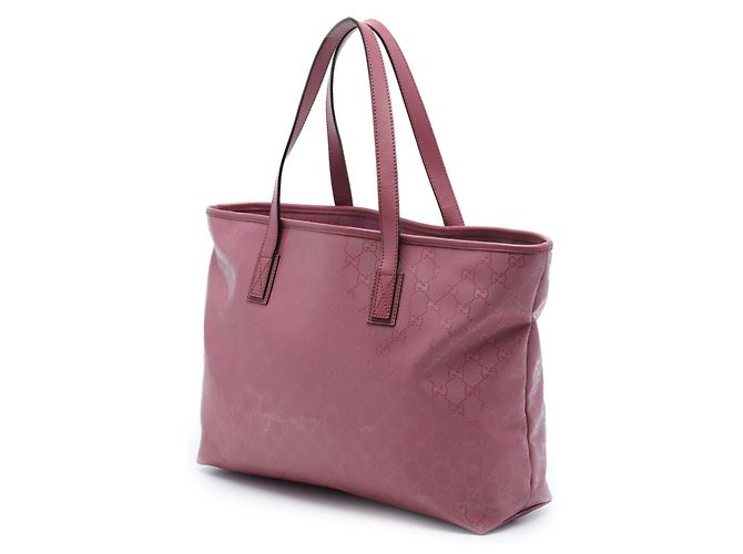 Tote Gucci Medium GG Stampata Rosa - vista 2
