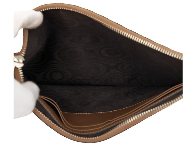 Clutch Gucci Brown Microguccissima Marrone - vista 4