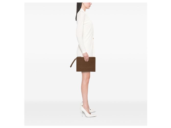 Clutch Gucci Brown Microguccissima Marrone - vista 6