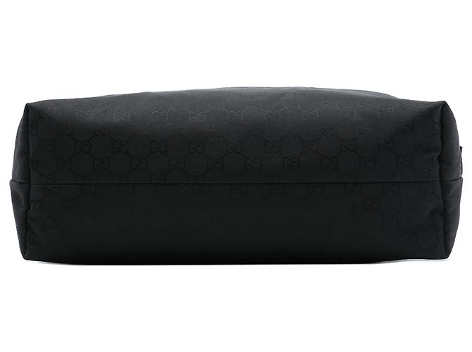 Borsa a tracolla Gucci in nylon GG nero - vista 3