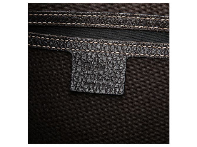 Bolso de hombro Gucci Beige GG Crystal Abbey D Ring - vista 5