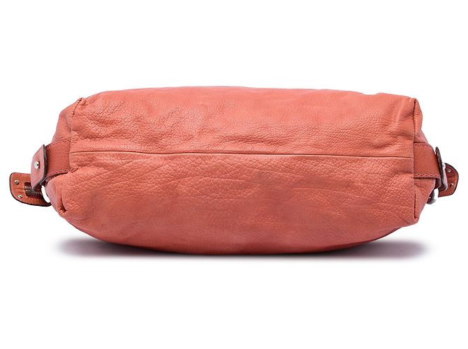 Gucci Bamboo Bar Tote aus Leder in Orange, Größe Medium - vista 3