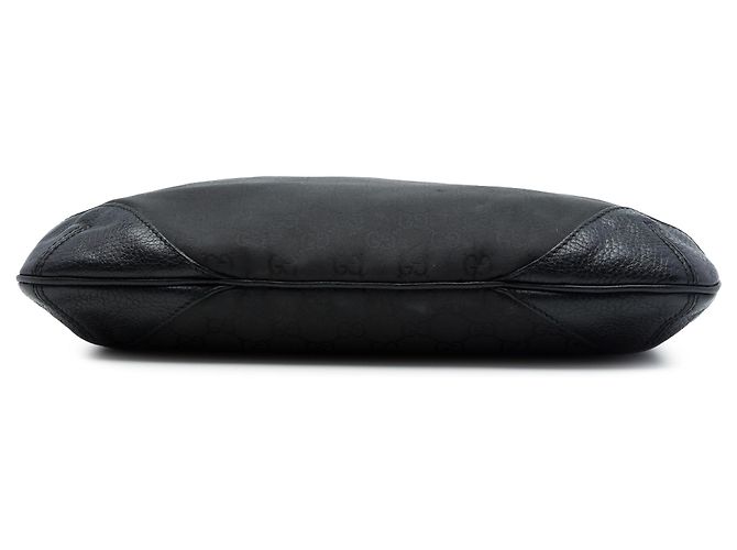 Borsa a tracolla Gucci in nylon GG nero - vista 3