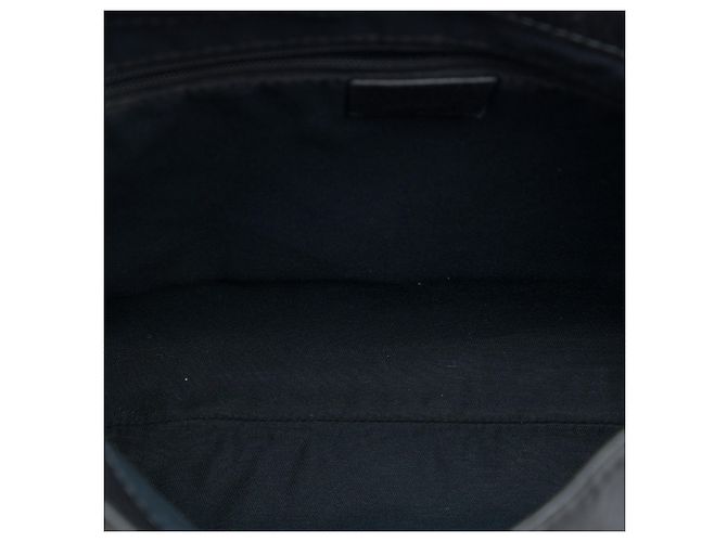 Borsa a tracolla Gucci in nylon GG nero - vista 4