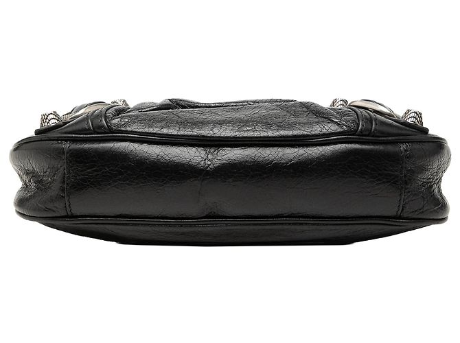 Balenciaga Mini Le Cagole Motocross in nappa nera Nero - vista 3