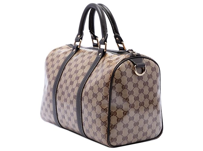 Borsa Boston Gucci Beige Medium GG Crystal Joy - vista 2