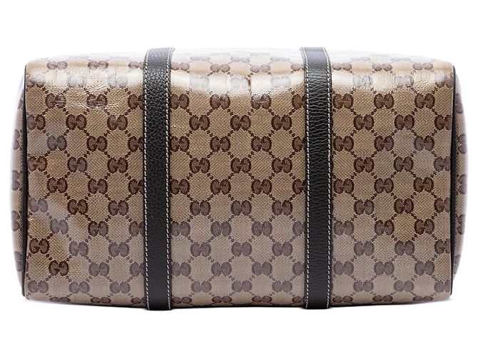 Borsa Boston Gucci Beige Medium GG Crystal Joy - vista 3