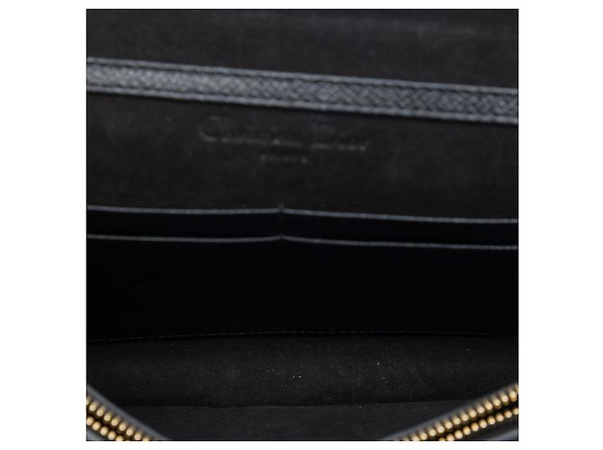 Pouch 2 in 1 Dior 30 Montaigne in vitello grana naturale nero - vista 4