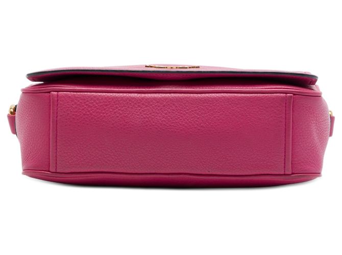 Prada Pink Vitello Phenix Flap Crossbody Rosa - vista 3