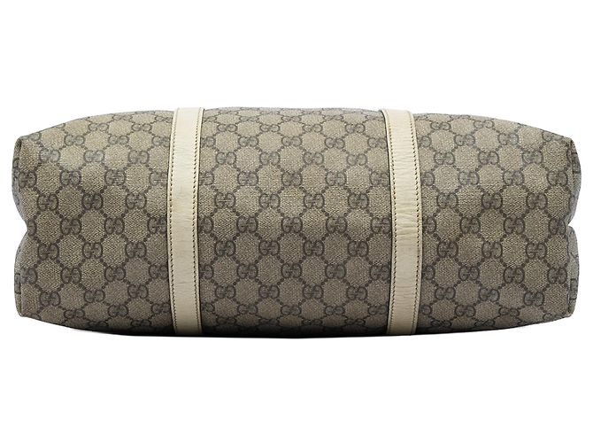 Gucci Beige GG Supreme Joy Vertical Tote - view 3