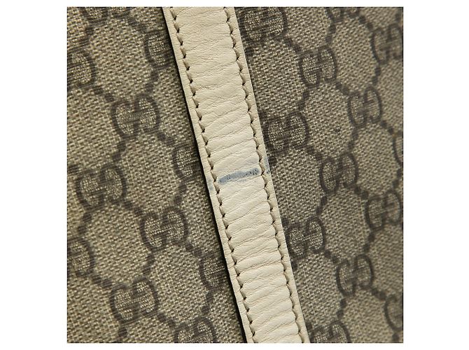 Gucci Beige GG Supreme Joy Vertical Tote - view 8