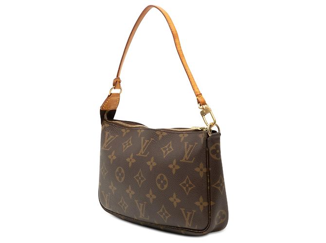 Louis Vuitton Brown Monogram Pochette Accessoires Marrone - vista 2
