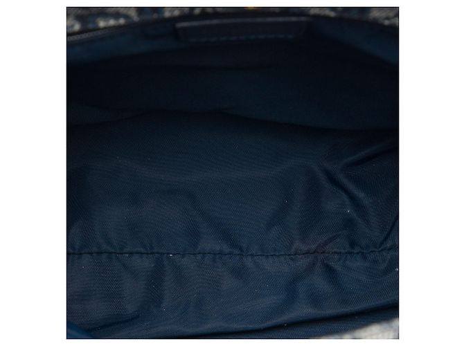 Borsa Tote Dior Blue Diorissimo Trotter Canvas - vista 4