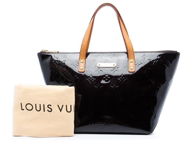 Louis Vuitton Purple Monogram Vernis Bellevue PM Porpora - vista 6