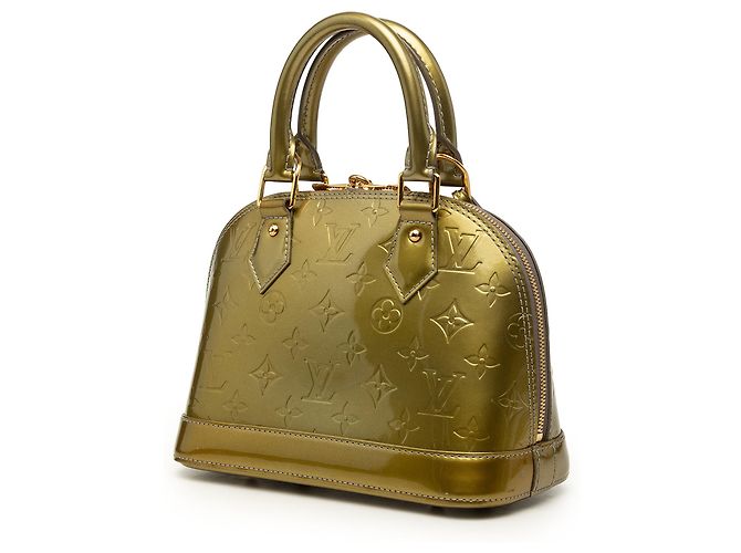 Louis Vuitton Green Monogram Vernis Alma BB Verde Verde oliva - vista 2