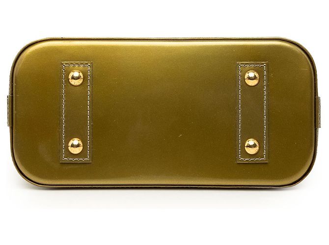 Louis Vuitton Green Monogram Vernis Alma BB Verde Verde oliva - vista 3