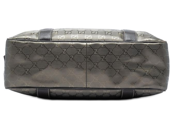 Borsa Business Gucci Marrone Stampa GG Taupe - vista 3