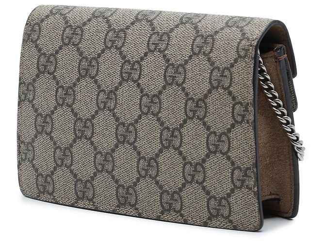 Gucci Mini GG Supreme Dionysus Crossbody Bege - vista 2