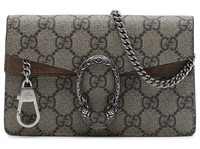 Gucci Mini GG Supreme Dionysus Crossbody Bege - vista 6