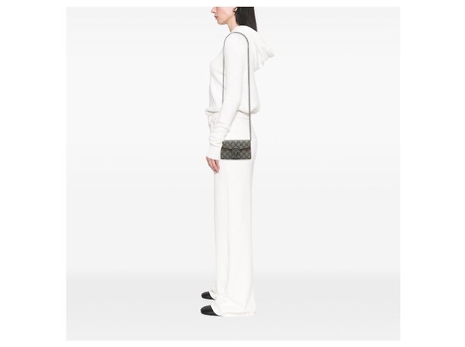 Gucci Mini GG Supreme Dionysus Crossbody Bege - vista 7