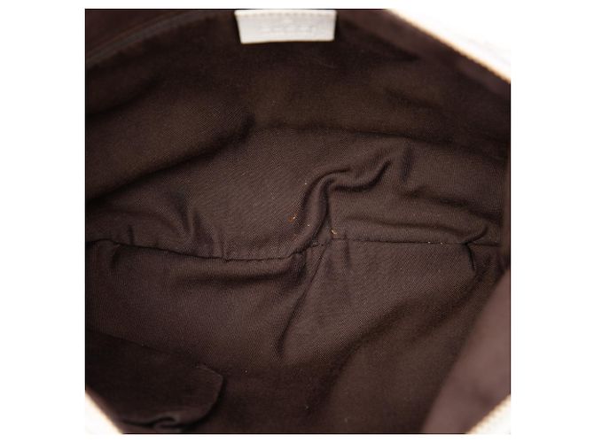 Borsa a tracolla Gucci Abbey D Ring in tela GG beige - vista 4