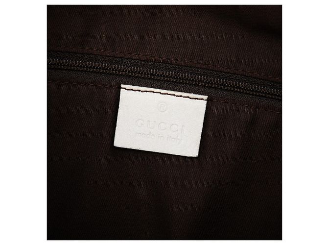 Borsa a tracolla Gucci Abbey D Ring in tela GG beige - vista 5