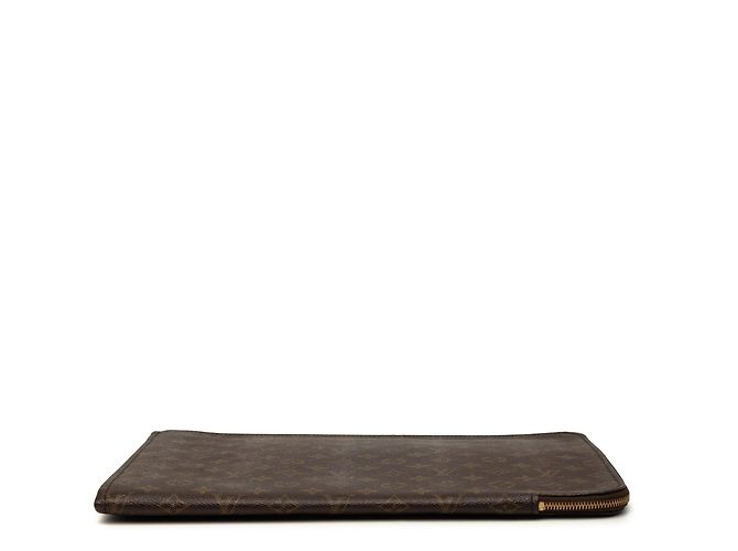 Louis Vuitton Brown Monogram Poche Documents Portfolio Marrone - vista 3