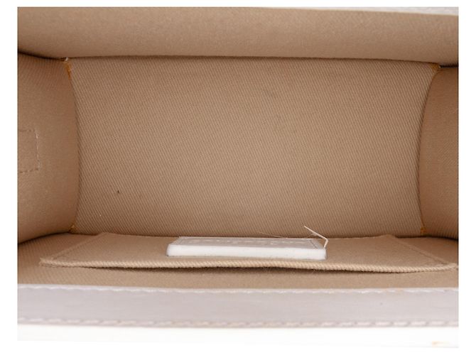 Jacquemus White Leather Le Chiquito Moyen Bianco - vista 4