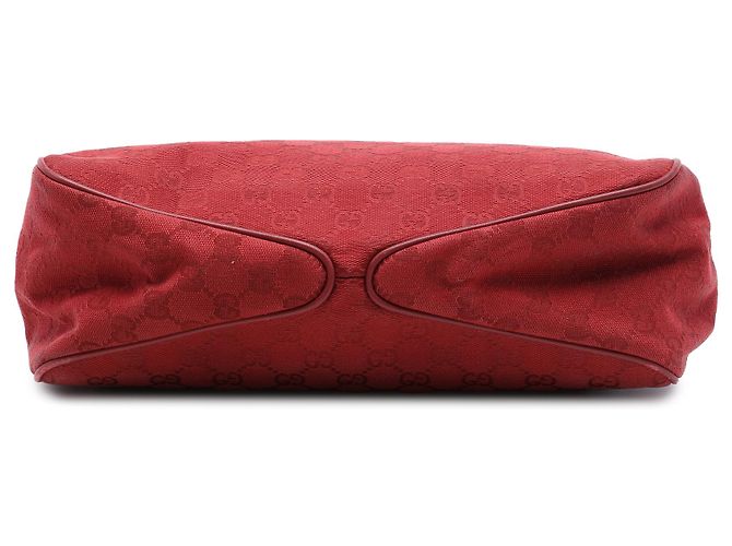 Borsa a tracolla Gucci Colbert in tela GG rossa Rosso - vista 3