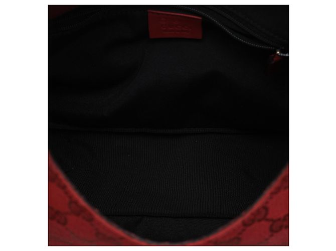 Borsa a tracolla Gucci Colbert in tela GG rossa Rosso - vista 5