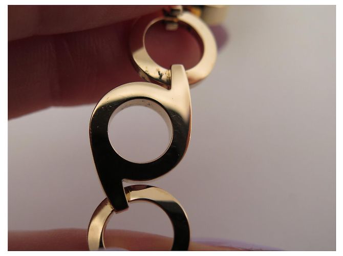 COLLANA VINTAGE CHOPARD HAPPY DIAMONDS 6469 45CM IN ORO GIALLO 18K 72.1GR D'oro - vista 10