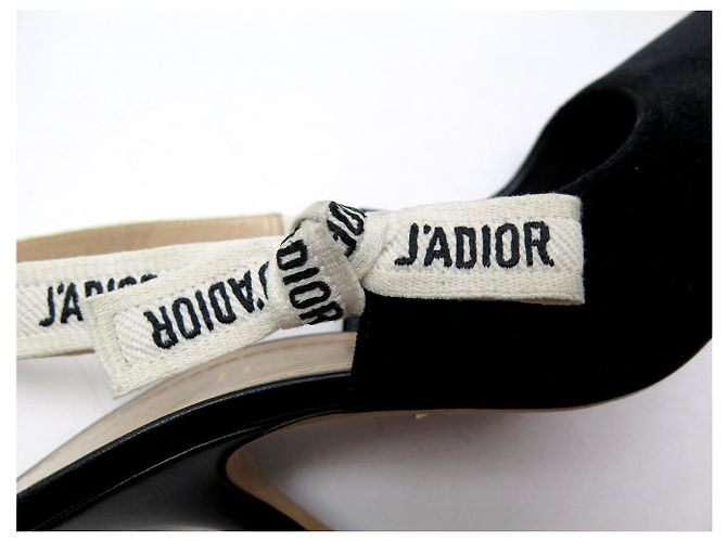 CHRISTIAN DIOR SCHUHE J'ADIOR SLINGBACK PUMPS 39 SAMT KCC201VNR Schwarz - Ansicht 10