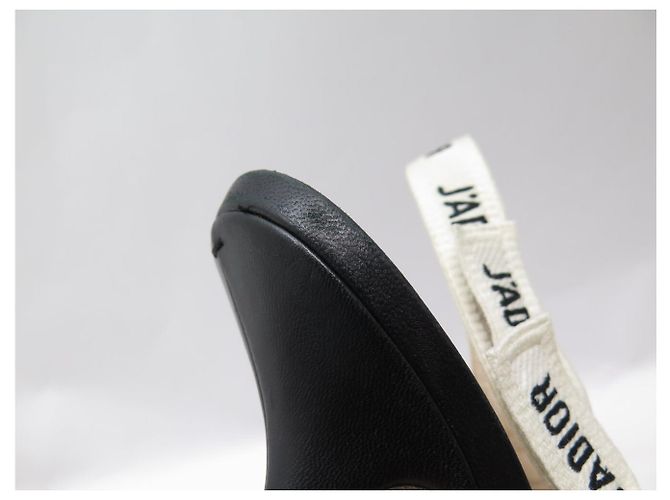 CHRISTIAN DIOR SCHUHE J'ADIOR SLINGBACK PUMPS 39 SAMT KCC201VNR Schwarz - Ansicht 12