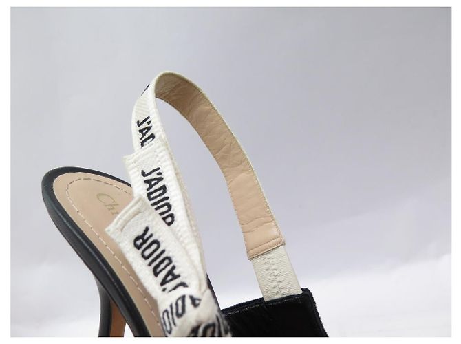 CHRISTIAN DIOR SCHUHE J'ADIOR SLINGBACK PUMPS 39 SAMT KCC201VNR Schwarz - Ansicht 15