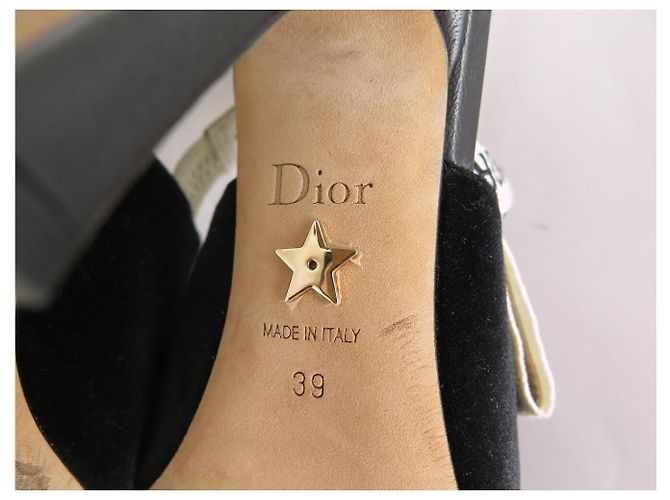 CHRISTIAN DIOR SCHUHE J'ADIOR SLINGBACK PUMPS 39 SAMT KCC201VNR Schwarz - Ansicht 8