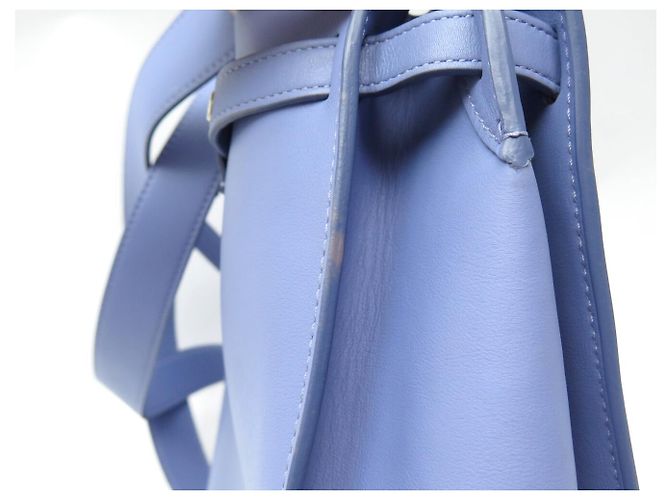 Céline BORSA A MANO CELINE BIG BAG BUCKET PELLE BLU MYOSOTIS BORSA SECCHIELLO A TRACCOLLA - vista 17