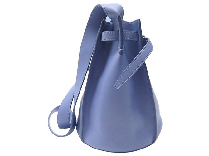 Céline BORSA A MANO CELINE BIG BAG BUCKET PELLE BLU MYOSOTIS BORSA SECCHIELLO A TRACCOLLA - vista 3