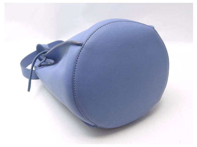 Céline BORSA A MANO CELINE BIG BAG BUCKET PELLE BLU MYOSOTIS BORSA SECCHIELLO A TRACCOLLA - vista 5
