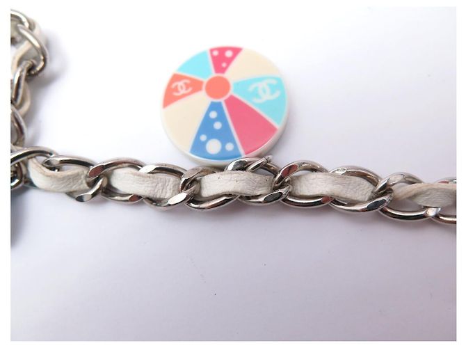 GÜRTEL O SAUTOIR-HALSKETTE CHANEL FISH & BEACH T87 CHARMS BELT NECKLACE - Ansicht 10