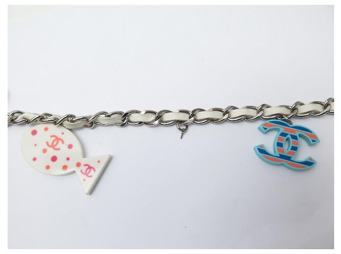 GÜRTEL O SAUTOIR-HALSKETTE CHANEL FISH & BEACH T87 CHARMS BELT NECKLACE - Ansicht 11