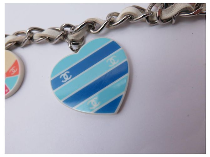 GÜRTEL O SAUTOIR-HALSKETTE CHANEL FISH & BEACH T87 CHARMS BELT NECKLACE - Ansicht 13