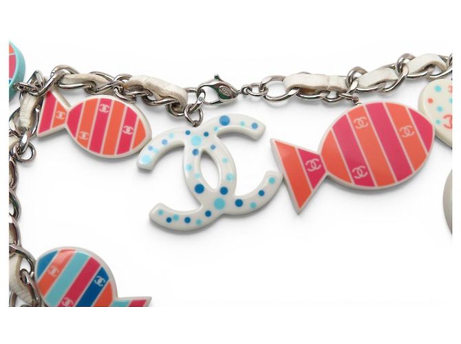 GÜRTEL O SAUTOIR-HALSKETTE CHANEL FISH & BEACH T87 CHARMS BELT NECKLACE - Ansicht 5