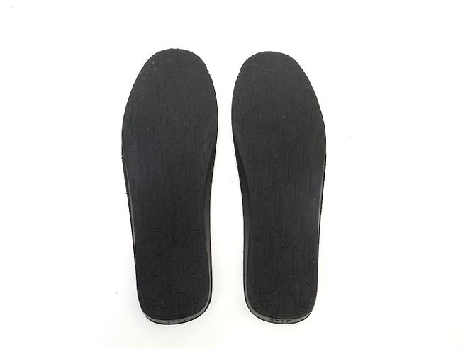NUOVE SCARPE DIOR ODEON DRIVER CD DIAMOND 43 MOCASSINI IN PELLE NERA LOAFERS Nero - vista 14