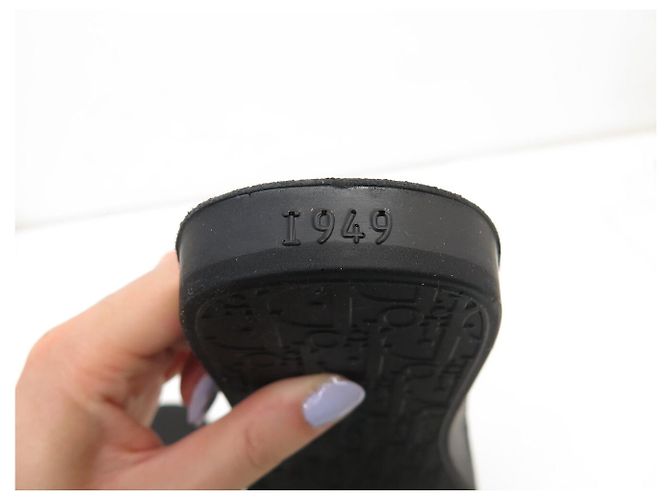 NUOVE SCARPE DIOR ODEON DRIVER CD DIAMOND 43 MOCASSINI IN PELLE NERA LOAFERS Nero - vista 15
