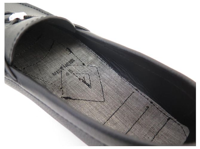 NUOVE SCARPE DIOR ODEON DRIVER CD DIAMOND 43 MOCASSINI IN PELLE NERA LOAFERS Nero - vista 16