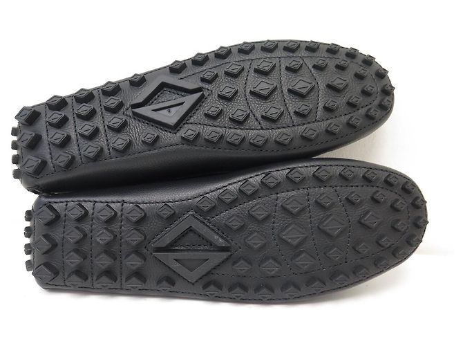NUOVE SCARPE DIOR ODEON DRIVER CD DIAMOND 43 MOCASSINI IN PELLE NERA LOAFERS Nero - vista 6