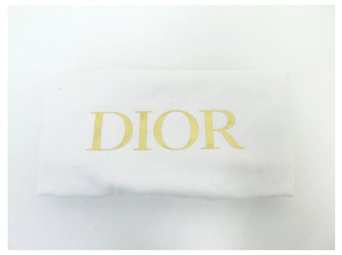 Christian Dior BORSA A MANO DIOR DIORAMA NUOVA IN CANVAS DENIM BLU WALLET ON CHAIN - vista 16