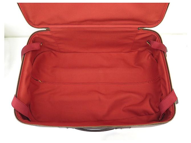 MALETA LOUIS VUITTON PEGASE 55 TROLLEY N26294 TOILE DAMIER EBENE Castaño - vista 13